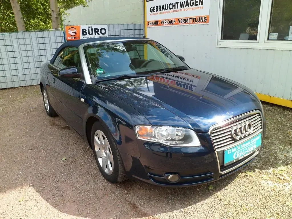 Gebraucht Audi A4 Cabriolet Sport 163 PS (119 kW) 2007 Blau Cabrio