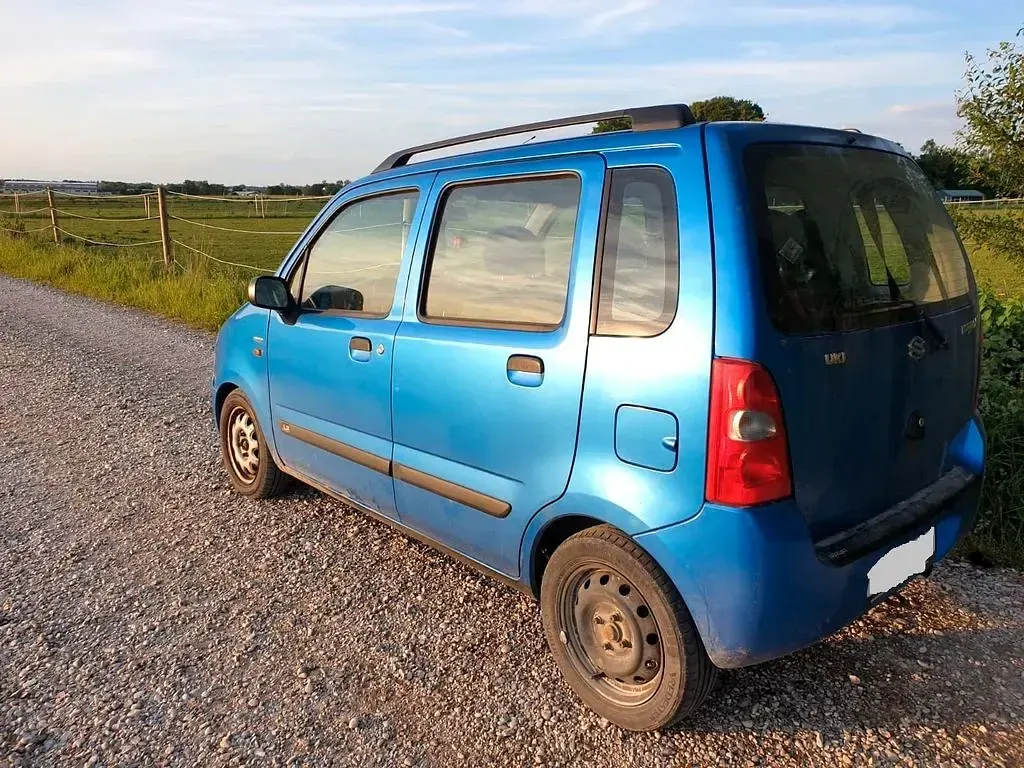 Gebraucht Suzuki Wagon R+ 94 PS (69 kW) 2004 Blau Van / Kleinbus