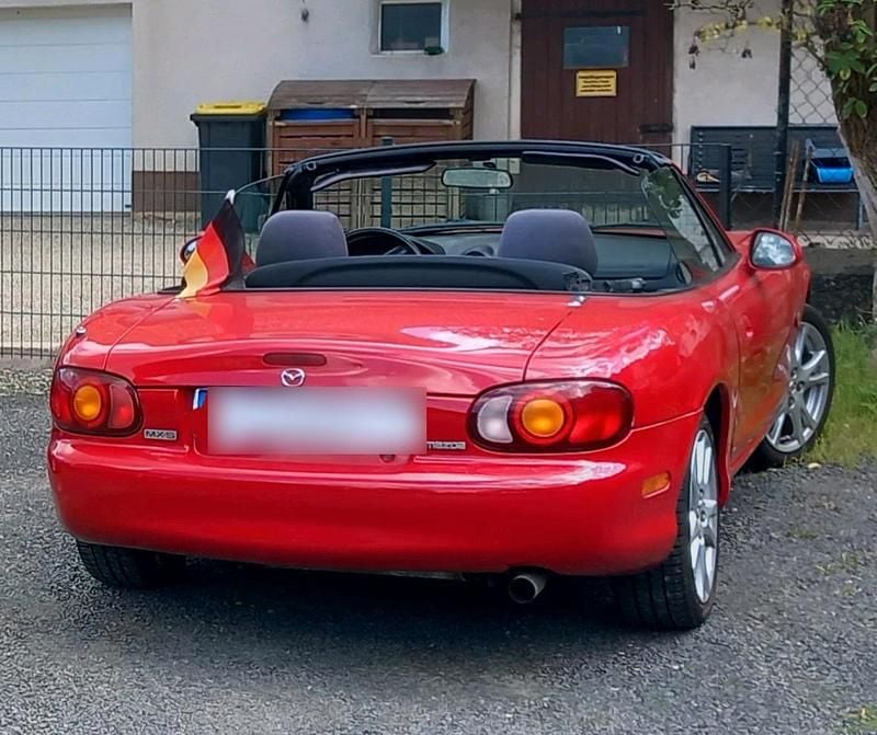 Gebraucht Mazda MX5 110 PS (80 kW) 2000 Rot Cabrio