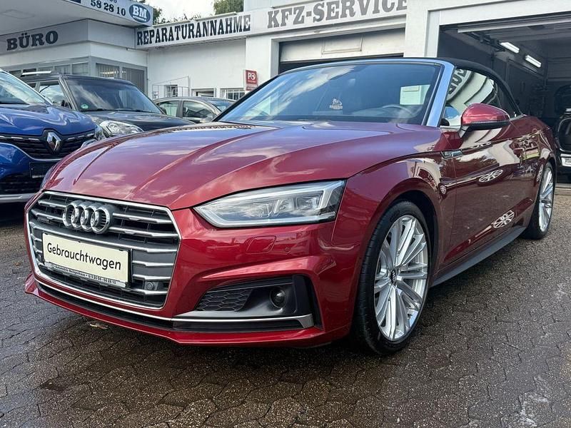 Rot Gebraucht 2017 Audi A5 Cabriolet Sport Cabrio | 26.498 € (Fairer Preis) - Bild 1/4