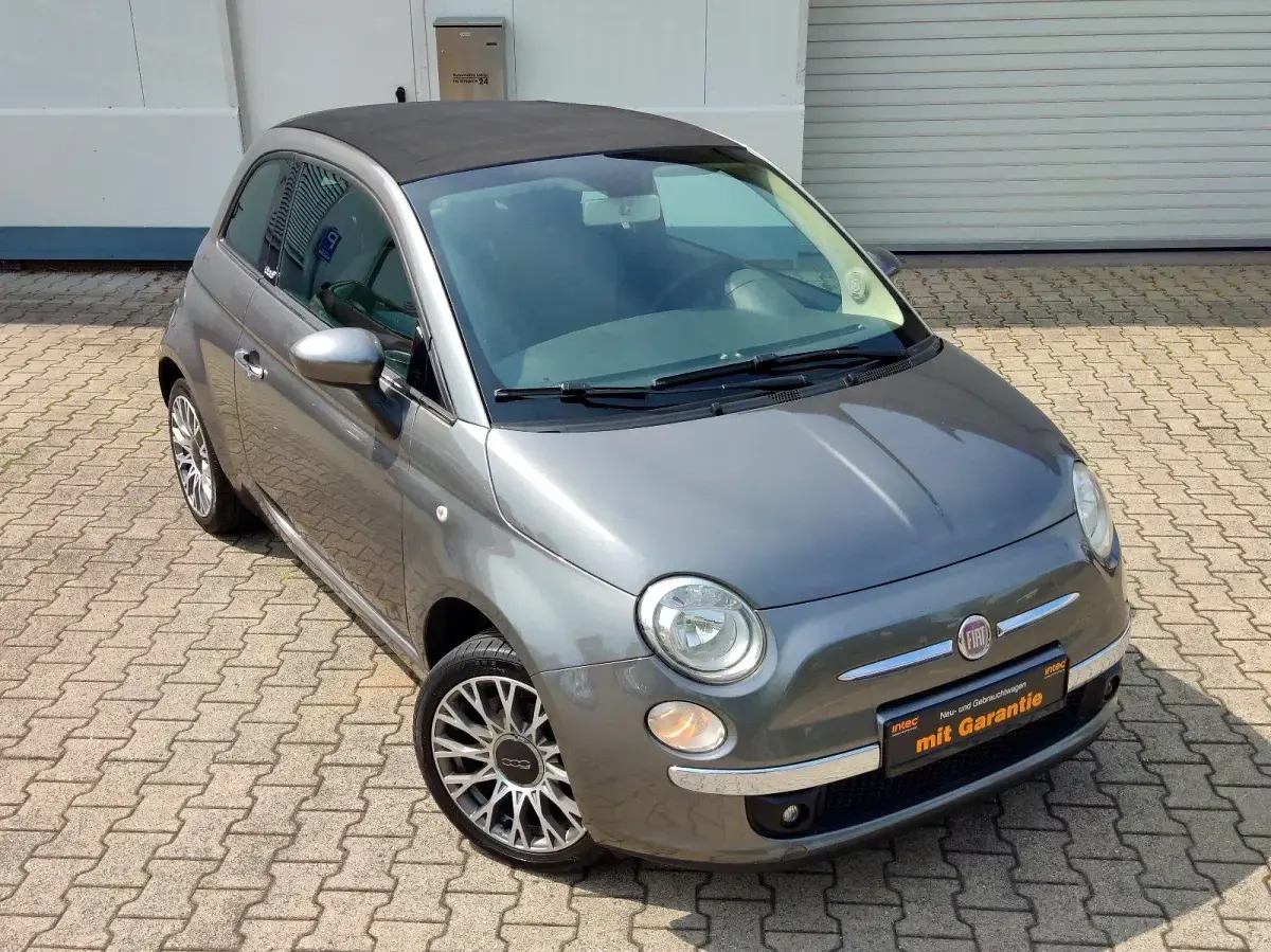 Gebraucht Fiat 500C Lounge 69 PS (50 kW) 2011 Grau Cabrio