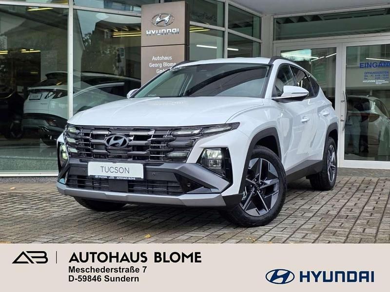 Atlas white / sol Neu 2025 Hyundai Tucson Trend SUV | 38.690 € (Guter Preis) - Bild 1/4