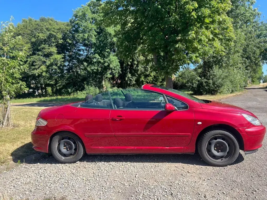 Gebraucht Peugeot 307 CC 109 PS (80 kW) 2005 Rot Cabrio