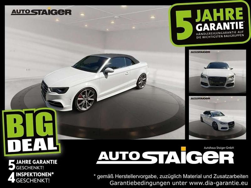 Ibisweiß Gebraucht 2015 Audi S3 Cabriolet Cabrio | 24.490 € (Fairer Preis) - Bild 1/4