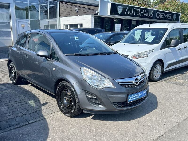 Grau Gebraucht 2012 Opel Corsa Edition Limousine | 2.990 € (Fairer Preis) - Bild 1/4