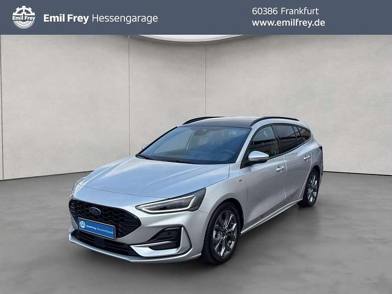 Moondust silber metallic Gebraucht 2023 Ford Focus ST-Line Kombi | 22.750 € (Guter Preis) - Bild 1/4