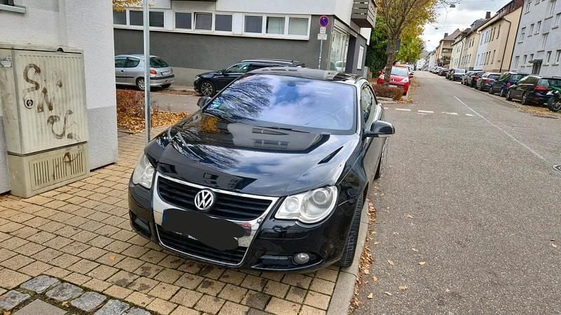 Schwarz Gebraucht 2007 VW Eos Cabrio | 2.200 € (Superpreis) - Bild 1/4