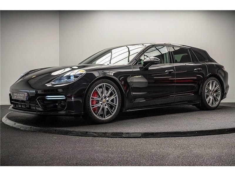 Schwarz Gebraucht 2021 Porsche Panamera 4S Sport Turismo Limousine | 99.900 € - Bild 1/4