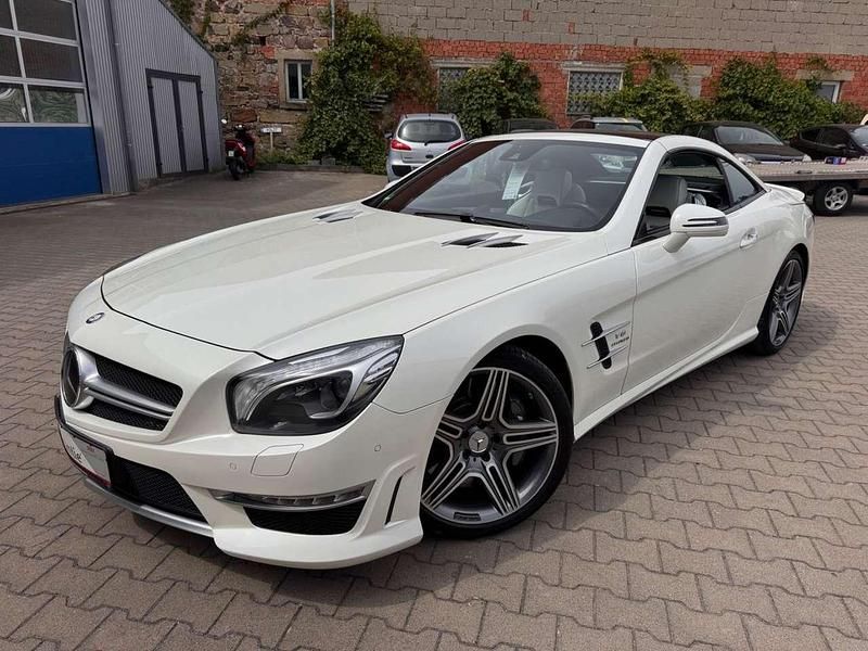 Weiß Gebraucht 2012 Mercedes SL63 AMG AMG Cabrio | 47.990 € - Bild 1/4