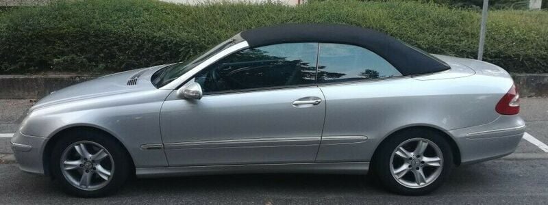 Silber Gebraucht 2003 Mercedes CLK200 Avantgarde Cabrio | 5.400 € (Fairer Preis) - Bild 1/4