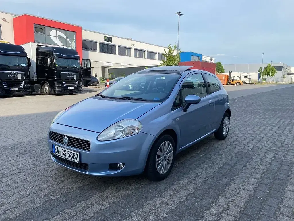 Gebraucht Fiat Punto Dynamic 80 PS (58 kW) 2006 Blau Kleinwagen