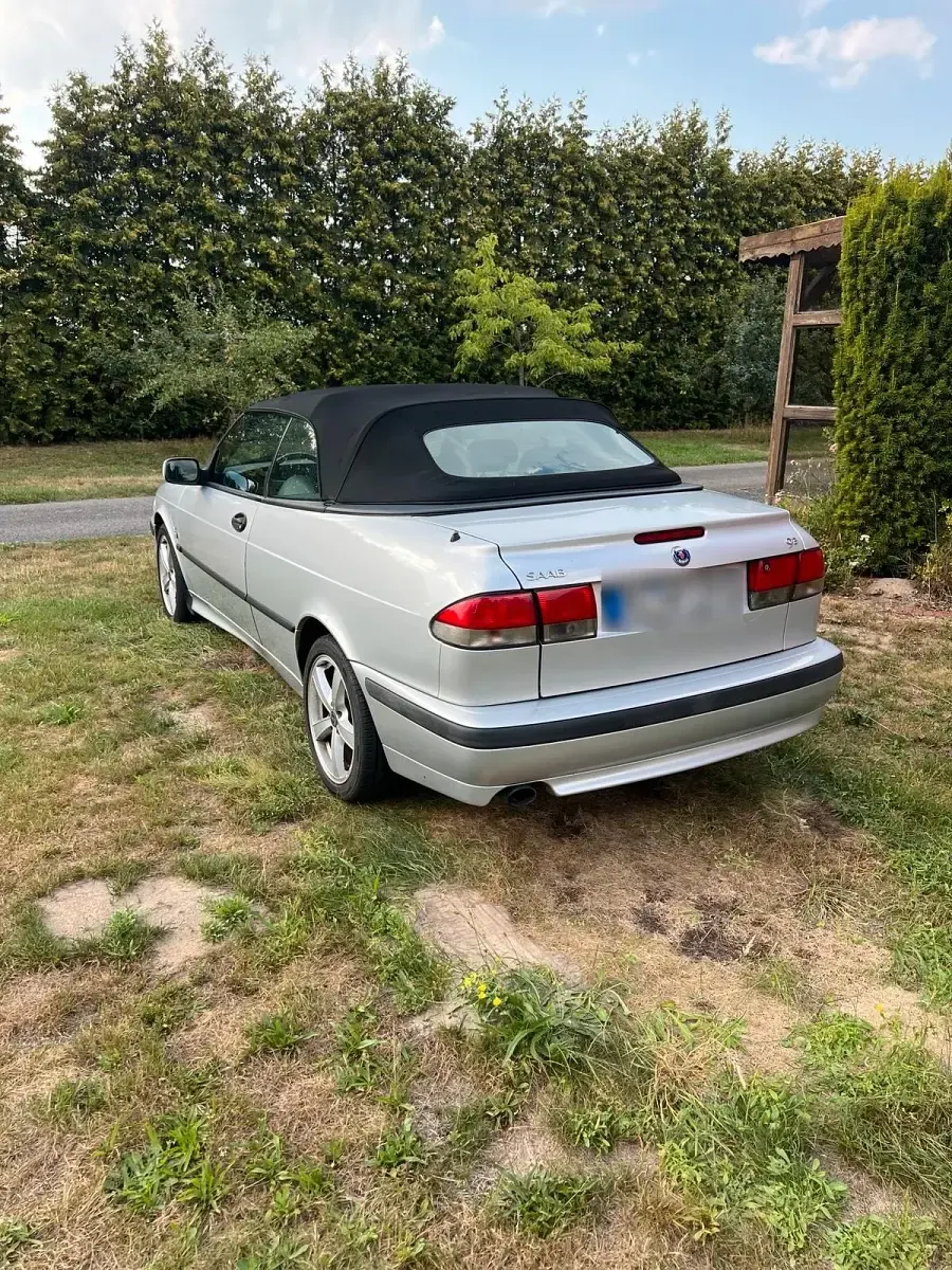 Gebraucht Saab 9-3 154 PS (113 kW) 2000 Silber Cabrio