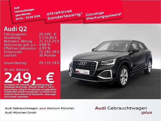 Gebraucht Audi Q2 Advanced Plus 150 PS (110 kW) 2023 Brillantschwarz SUV