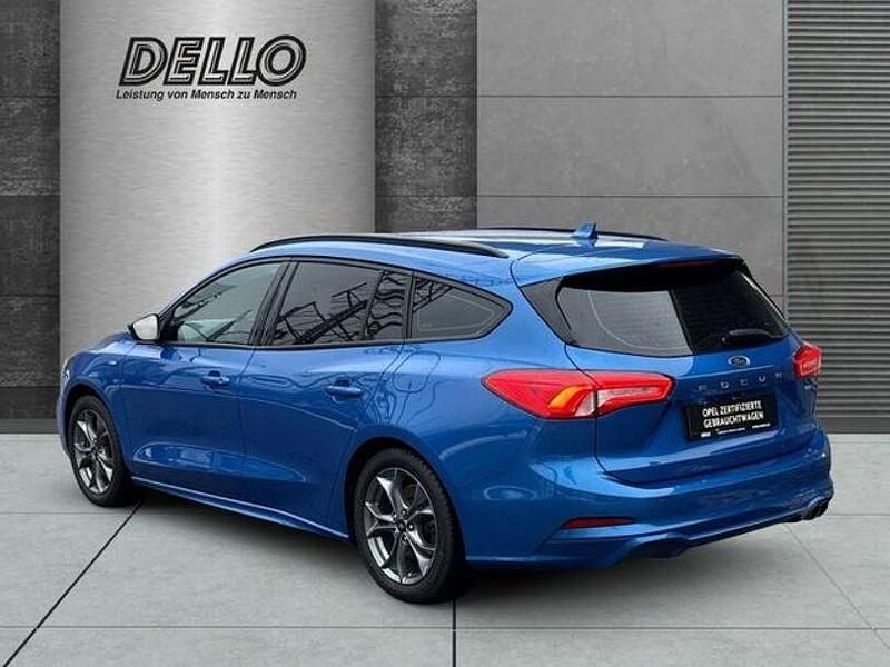 Gebraucht Ford Focus ST-Line 125 PS (91 kW) 2021 Blau Kombi