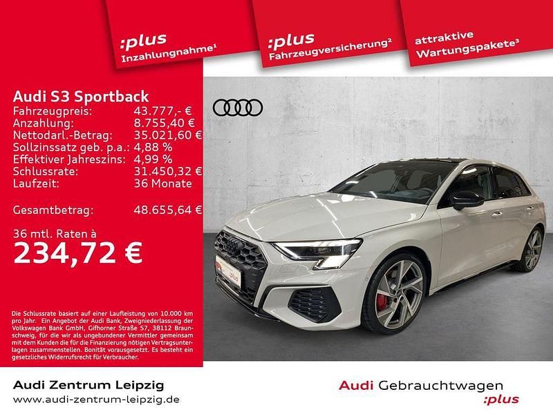 Individuallackierungen audi exclusive Gebraucht 2023 Audi S3 Ambiente Limousine | 43.777 € (Fairer Preis) - Bild 1/3