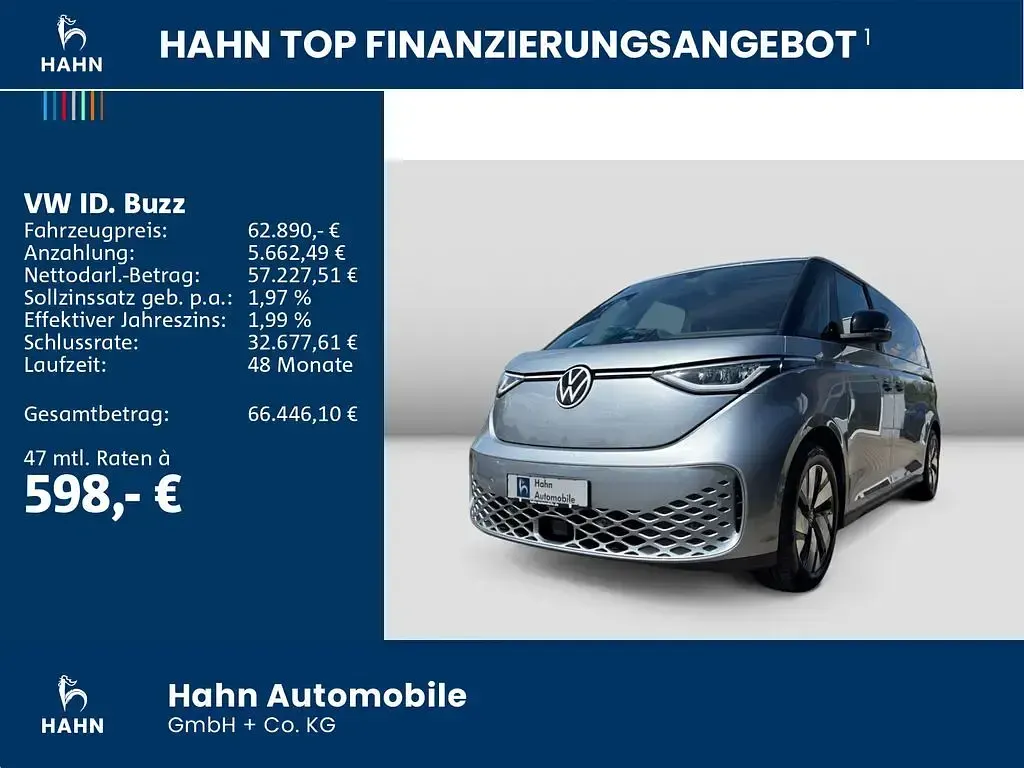 Gebraucht VW ID. Buzz Goal 210 kW (286 PS) 2025 Monosilber metallic Van / Kleinbus