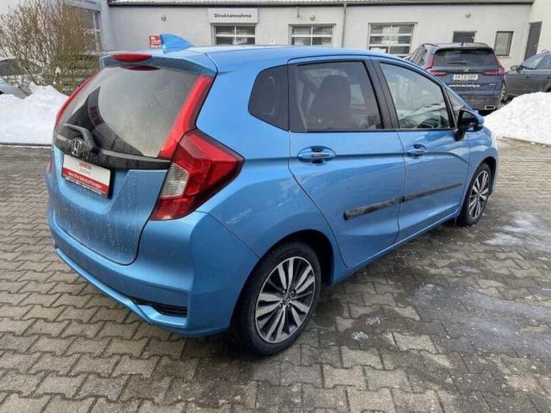 Gebraucht Honda Jazz Elegance 102 PS (75 kW) 2018 Skyride blau metallic Kleinwagen