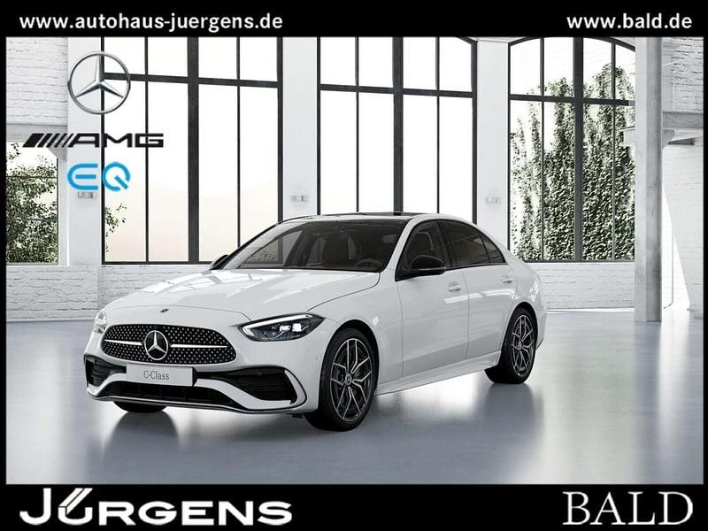 Weiss unilack polarweiß Gebraucht 2025 Mercedes C180 AMG Limousine | 49.880 € - Bild 1/4