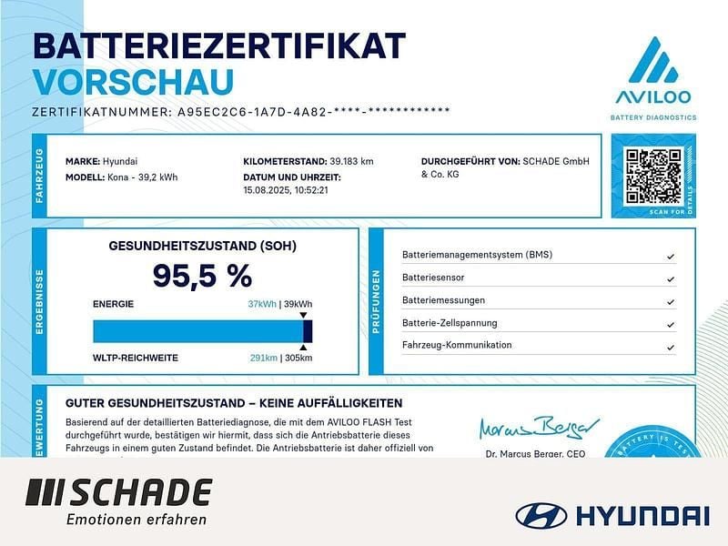 Gelb Gebraucht 2020 Hyundai Kona Style SUV | 15.950 € (Guter Preis) - Bild 1/4