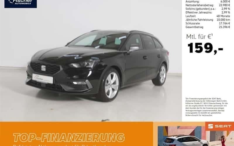Schwarz Gebraucht 2025 Seat Leon ST FR Kombi | 28.980 € (Fairer Preis) - Bild 1/4