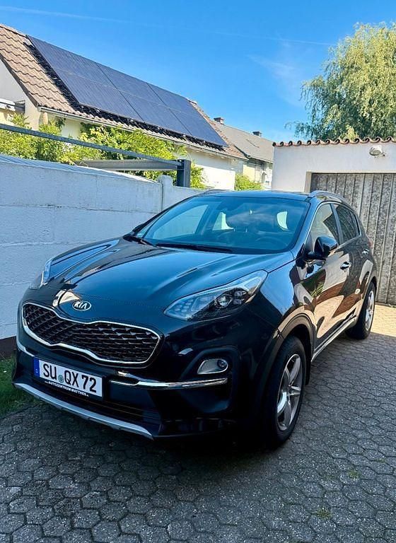 Schwarz Gebraucht 2021 Kia Sportage Vision SUV | 16.000 € (Superpreis) - Bild 1/4
