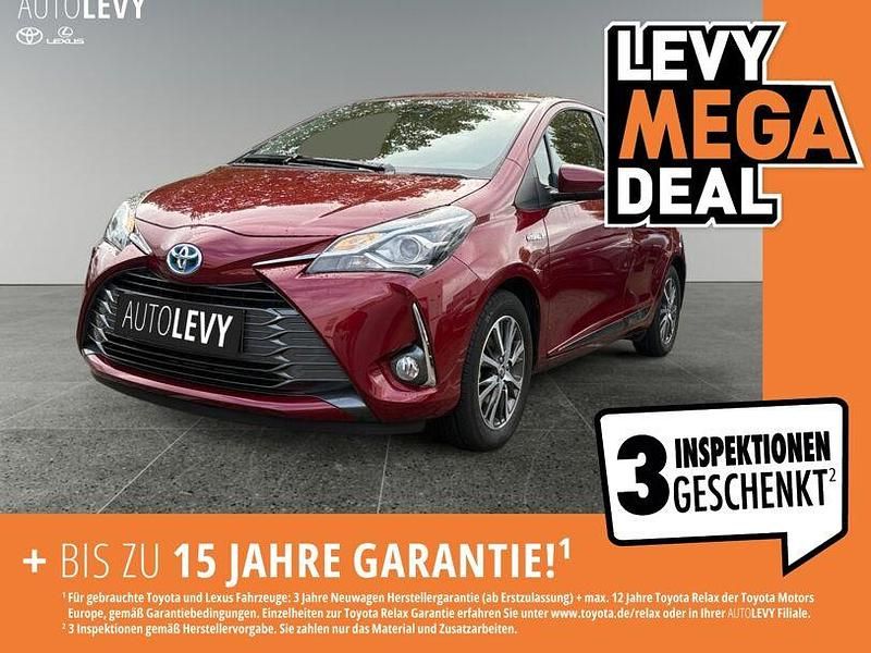 Tokiorot perleffekt Gebraucht 2020 Toyota Yaris Hybrid Plus Kleinwagen | 15.390 € (Guter Preis) - Bild 1/4