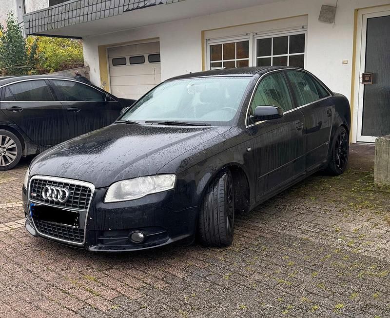 Schwarz Gebraucht 2007 Audi A4 S-Line Limousine | 3.050 € (Guter Preis) - Bild 1/4