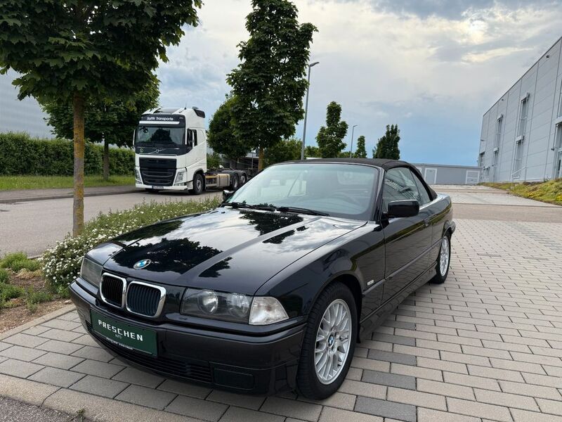 Schwarz Gebraucht 1998 BMW 320 Cabriolet Performance Cabrio | 11.676 € (Etwas zu teuer) - Bild 1/4