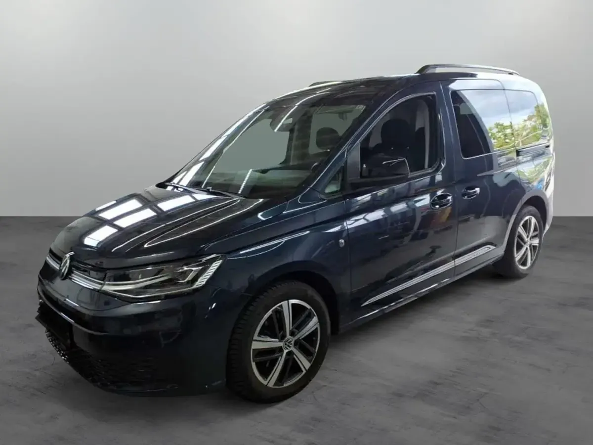 Gebraucht VW Caddy Move 122 PS (89 kW) 2021 Starlight blue metallic Van / Kleinbus