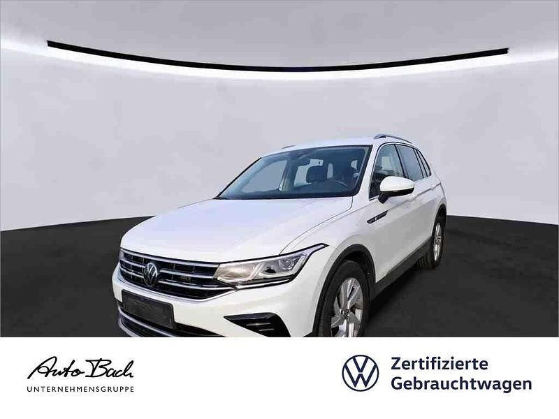 Weiß (pure white) Gebraucht 2023 VW Tiguan Elegance SUV | 32.470 € (Fairer Preis) - Bild 1/4
