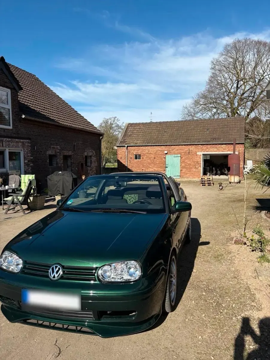 Gebraucht VW Golf Cabriolet 75 PS (55 kW) 1998 Grün Cabrio