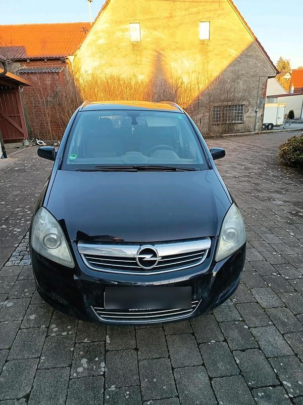 Gebraucht Opel Zafira 125 PS (91 kW) 2008 Schwarz Van / Kleinbus