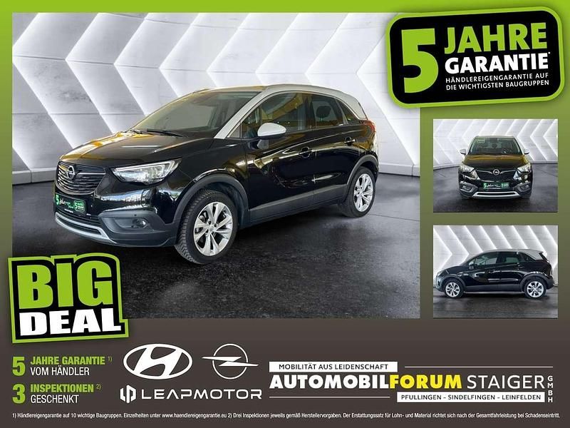 Onyx schwarz Gebraucht 2019 Opel Crossland Innovation SUV | 16.450 € (Fairer Preis) - Bild 1/4