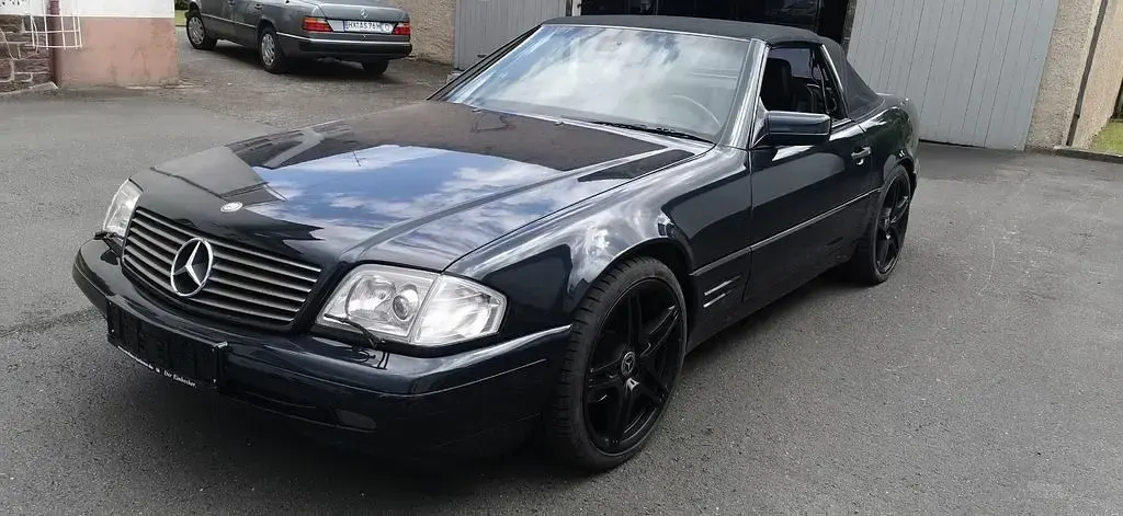 Gebraucht Mercedes SL320 231 PS (169 kW) 1997 Blau Cabrio