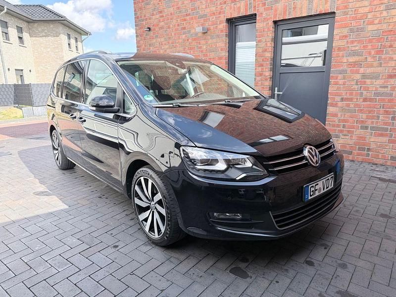 Gebraucht VW Sharan Sound 184 PS (135 kW) 2017 Schwarz Van / Kleinbus
