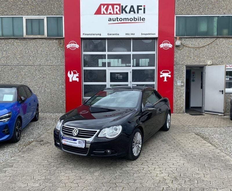 Schwarz Gebraucht 2007 VW Eos Cabrio | 3.500 € (Guter Preis) - Bild 1/4