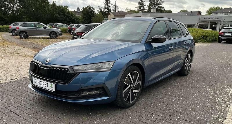 Blau Gebraucht 2020 Skoda Octavia Dynamic Kombi | 22.450 € (Fairer Preis) - Bild 1/4