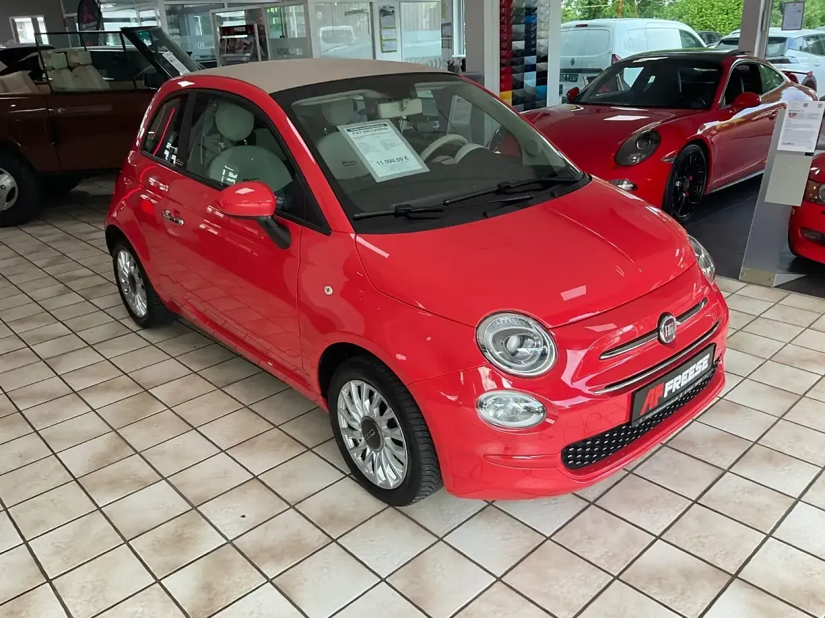 Gebraucht Fiat 500 Lounge 69 PS (50 kW) 2020 Orange Cabrio