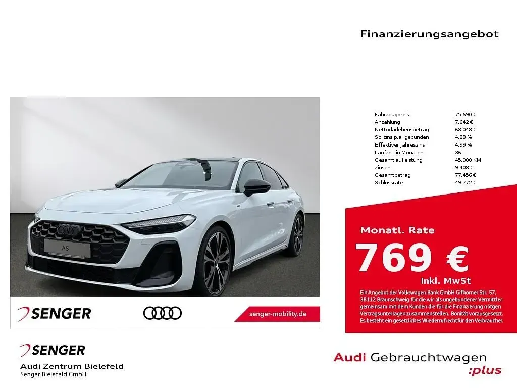 Brugt Audi A5 Sport 367 HK (269 kW) 2025 Sedan
