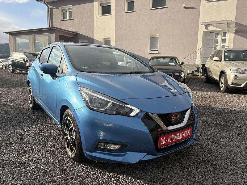 Blau Gebraucht 2018 Nissan Micra N-Connecta Kleinwagen | 5.900 € (Superpreis) - Bild 1/4