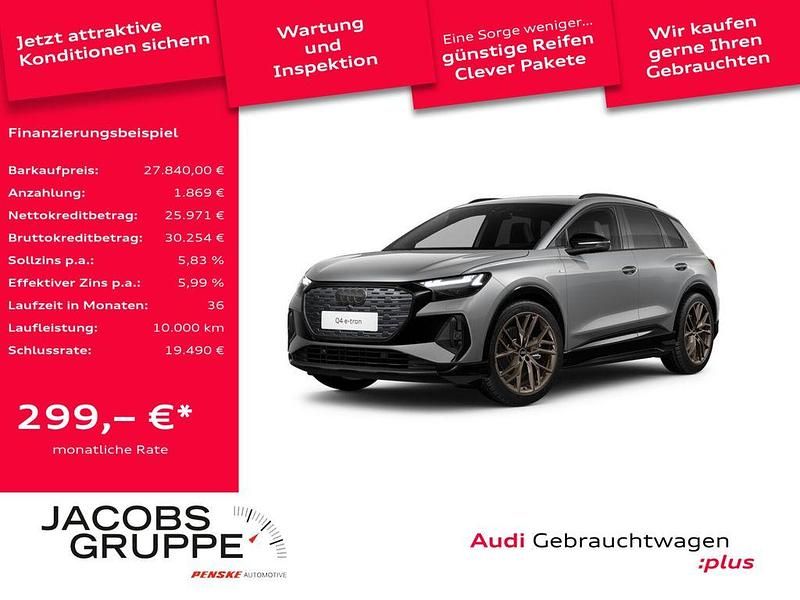Grau Gebraucht 2022 Audi Q4 e-tron Ambiente SUV | 27.840 € (Fairer Preis) - Bild 1/4