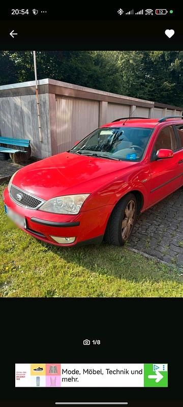Rot Gebraucht 2004 Ford Mondeo Kombi | 1.200 € - Bild 1/4