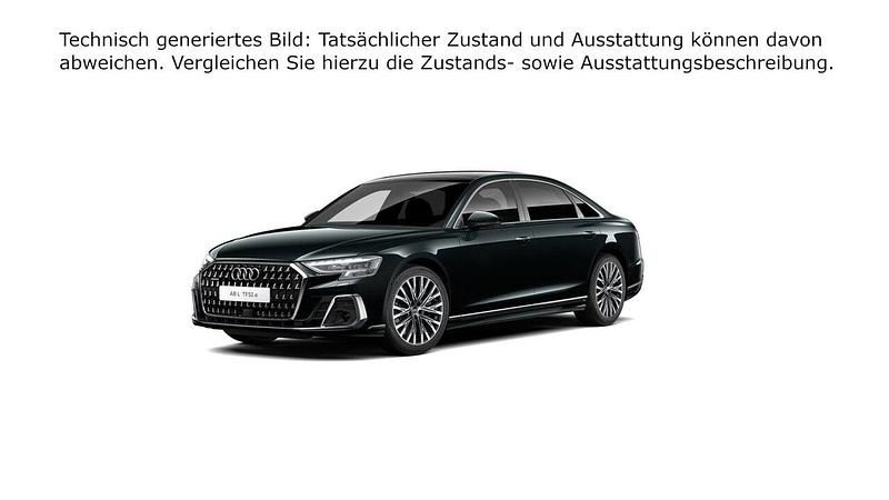 Mythosschwarz metallic (metallic) Gebraucht 2022 Audi A8 Ambiente Limousine | 66.990 € (Etwas zu teuer) - Bild 1/4