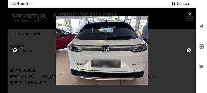 Gebraucht Honda HR-V 131 PS (96 kW) 2024 Weiß SUV