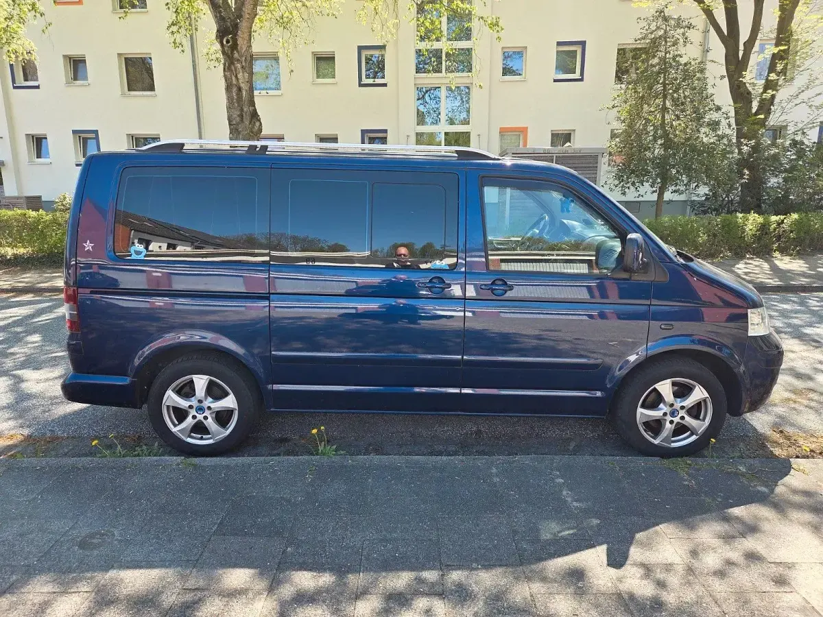 Usata VW T5 131 CV (96 kW) 2006 Blu Furgone