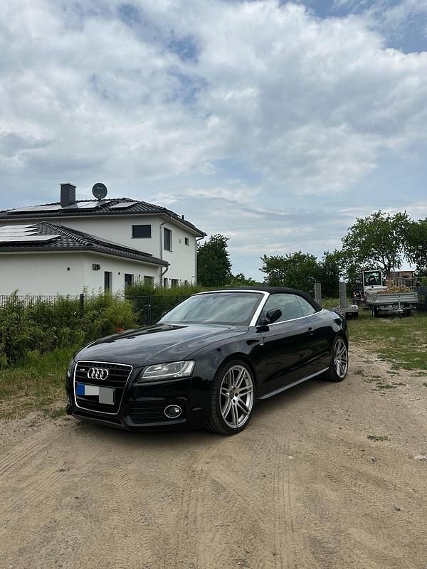 Schwarz Gebraucht 2010 Audi A5 Cabriolet S-Line Cabrio | 5.950 € (Superpreis) - Bild 1/4