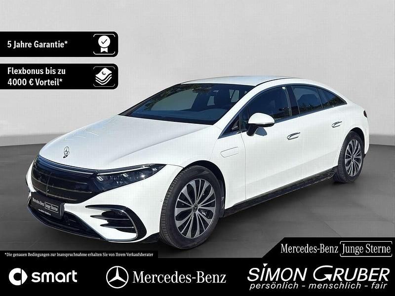 Weiß Gebraucht 2024 Mercedes EQS580 Electric Art Limousine | 85.950 € - Bild 1/4