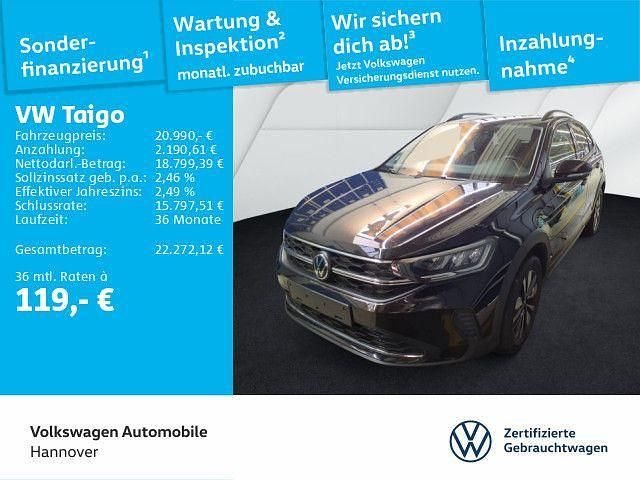 Deep black perleffekt Gebraucht 2025 VW Taigo Goal SUV | 20.990 € (Fairer Preis) - Bild 1/3