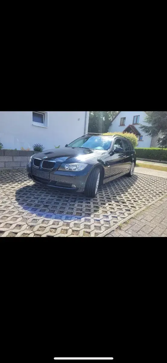 Brugt BMW 318 129 HK (94 kW) 2007 Sort Stationcar