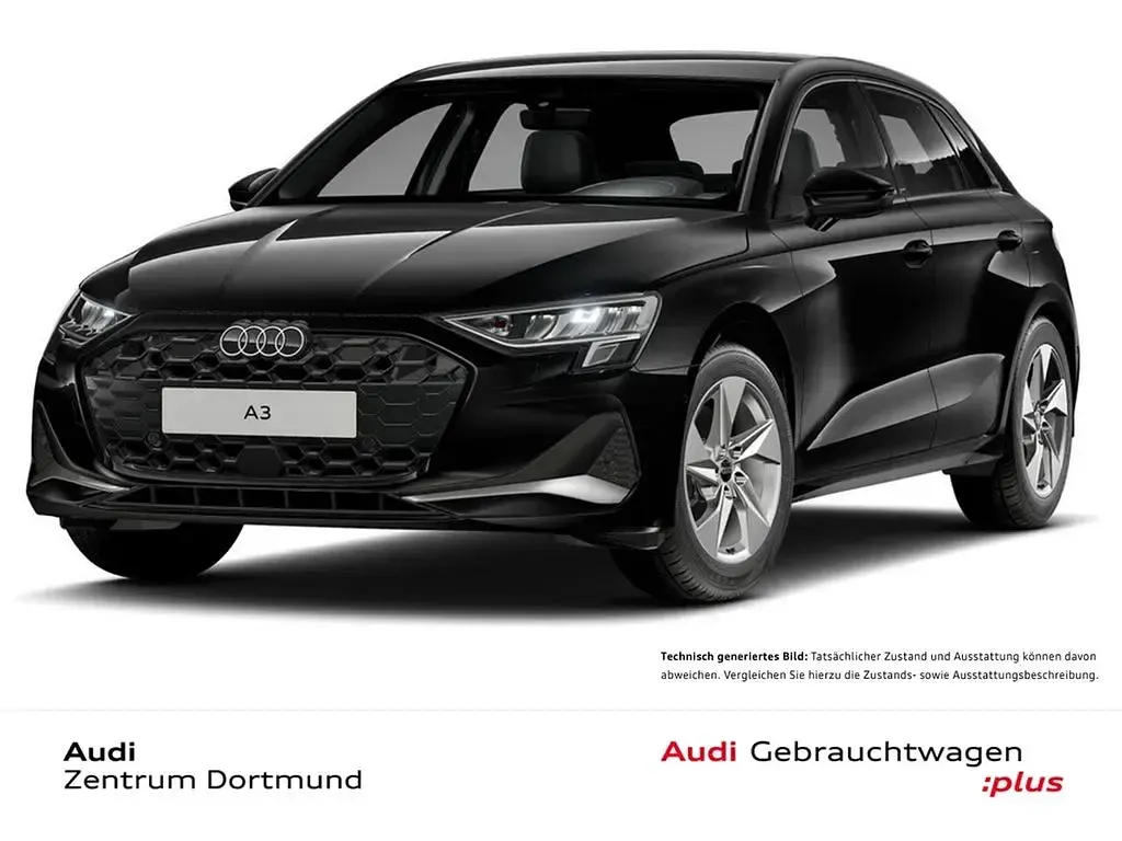Second-hand Audi A3 Advanced 150 CP (110 kW) 2025 Negru Berlinǎ